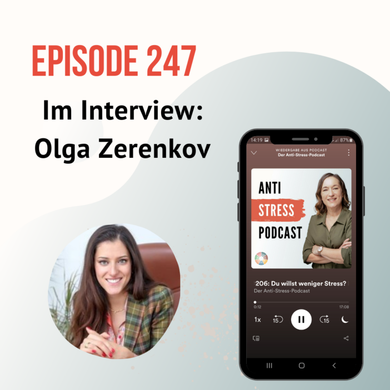 #247 Über das Zusammenspiel des weiblichen Zyklus und Stress – ein Interview mit Olga Zerenkov