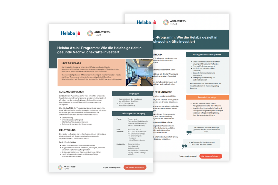 Case Study Helaba - Anti-Stress-Team